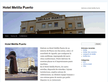 Tablet Screenshot of hotelmelillapuerto.com